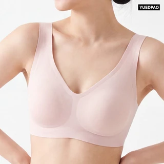 Yuedpao UNWEAR Bonding Sports Bra สปอร์ตบราผู้หญิง บราซัพพอร์ตระดับปานกลาง ไร้ตะเข็บ ไร้โครง ผ้านุ่มลื่น เก็บทรง (7 สี)