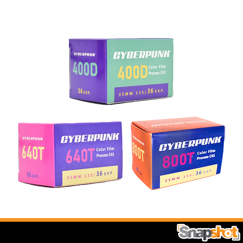 ฟิล์มสี CYBERPUNK 400D / 640T / 800T Color Film 36EXP 35mm 135 Film Process C41