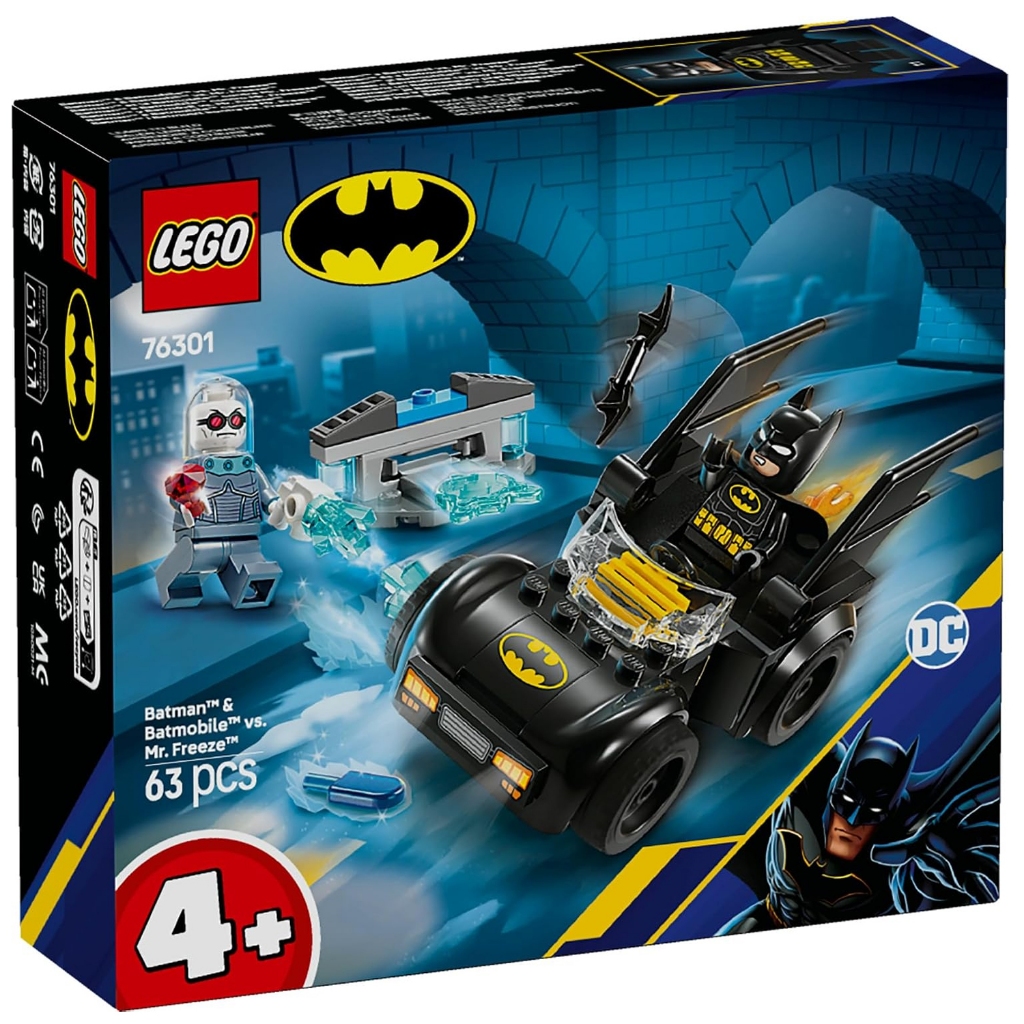 76301 : LEGO DC Comics Super Heroes Batman & Batmobile vs. Mr. Freeze (สินค้ากล่องไม่สวย)