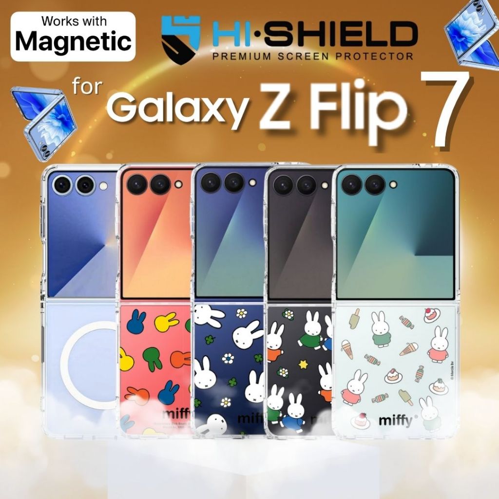 (พร้อมส่งทันที) เคสใส กันกระแทก HiShield Crystal Shield / Magnetic Shield สำหรับ Samsung Galaxy Z Flip7