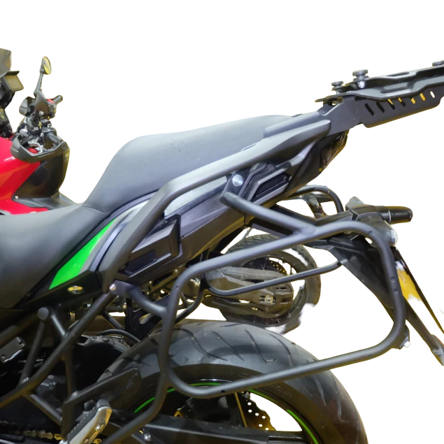 แร็คข้าง Versys 650 งานคัสตอมเหล็กหนา รับประกัน 6 เดือน | KMO RACK BAR CUSTOM