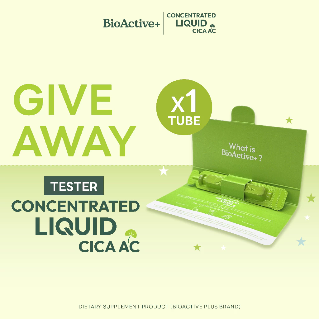 [Gift with purchase] Tester Concentrated Liquid CICA AC 1 Tube ดูแลเรื่องสิว ผิวมัน รอยแดง รอยดำ 1 หลอด