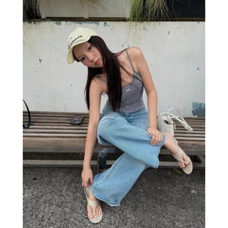 arka atelier - softline cami / cardigan (ขายแยกชิ้น) สายเดี่ยว คาร์ดิแกน ผ้าลายทาง