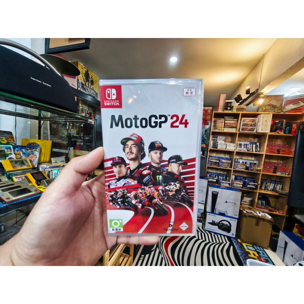 [แผ่นแท้ Nintendo Switch] : MotoGP 24 เกมแข่งมอเตอร์ไซค์ | มือ 1 ซีลใหม่ | Chinese Version | พร้อมส่