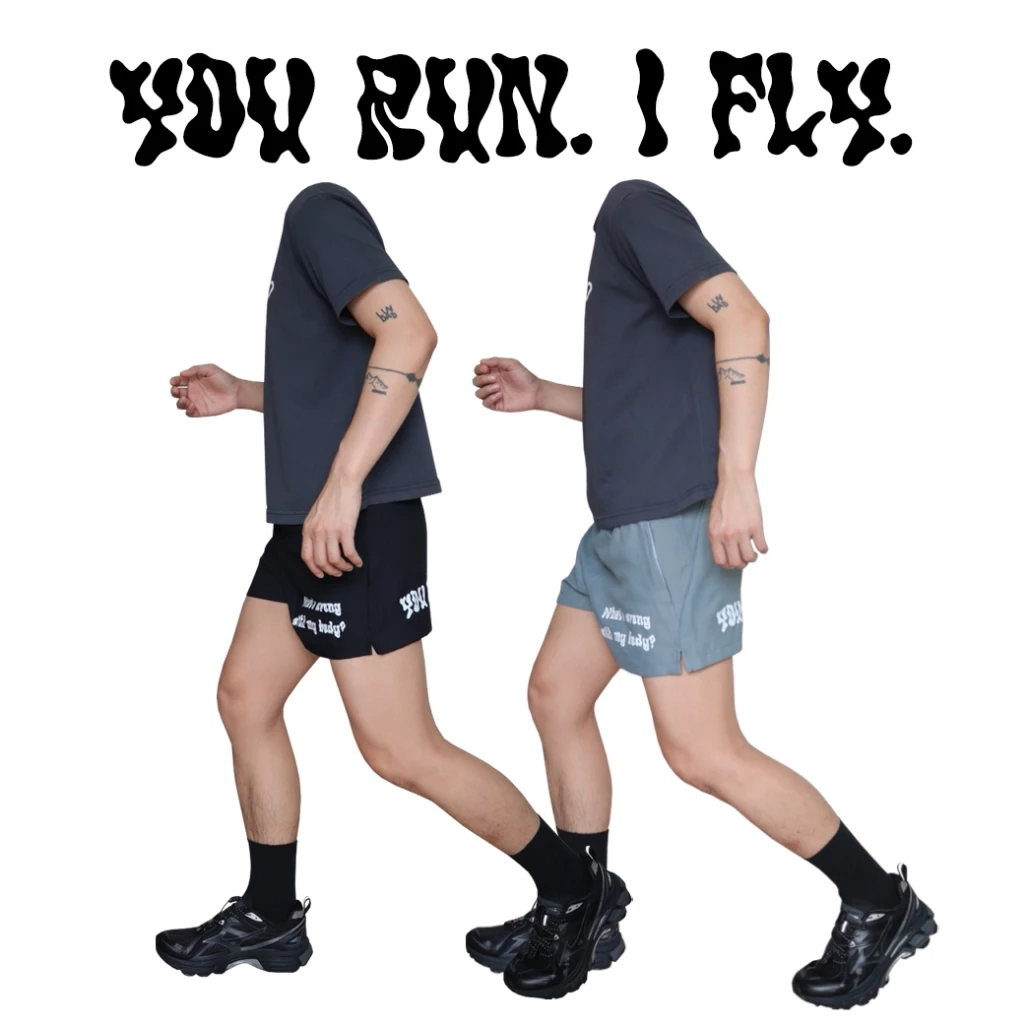 JAMANBKK / YOU RUN. I FLY. / กางเกงวิ่ง กางเกงออกกำลังกาย