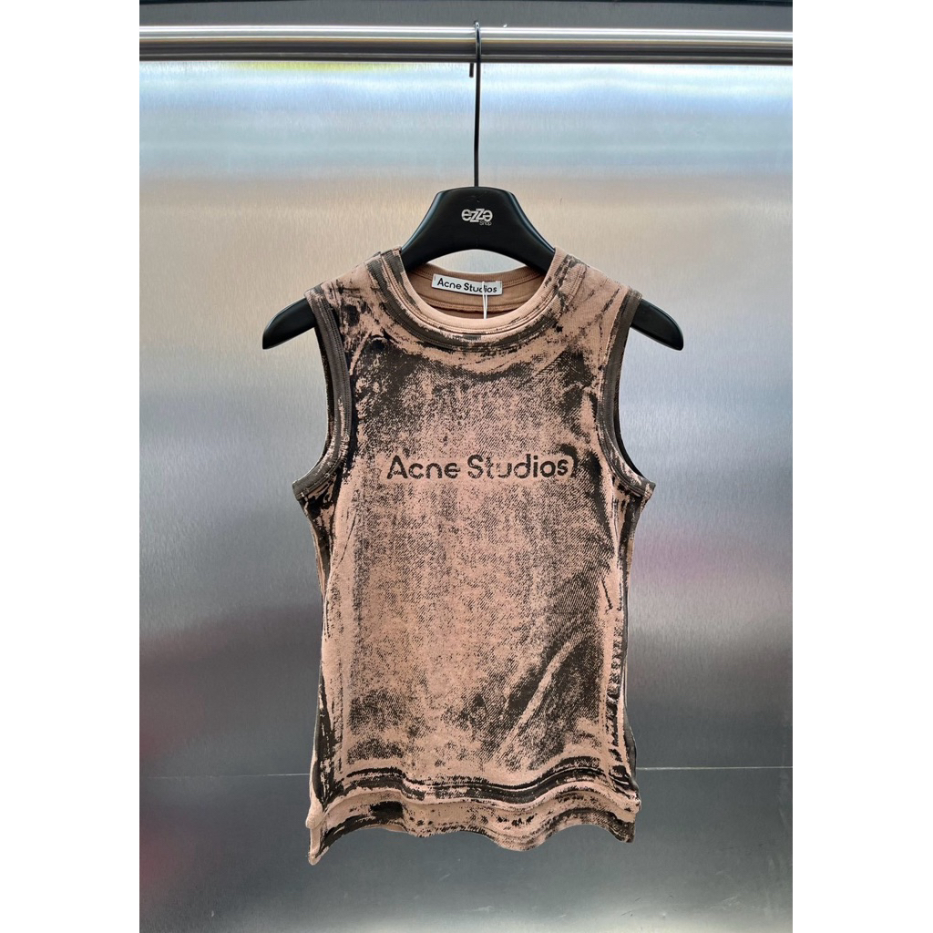 ราคา1190.-฿  ACNE STUDIO LAYERED LOGO TANK TOP