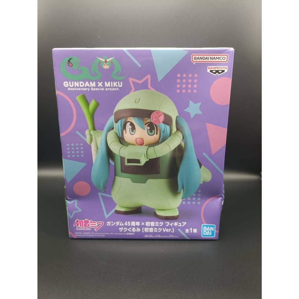 ฟิกเกอร์ Gundam × Hatsune Miku – Zaku Miku (Hatsune Miku Ver.) Anniversary Special Project (ของแท้ B