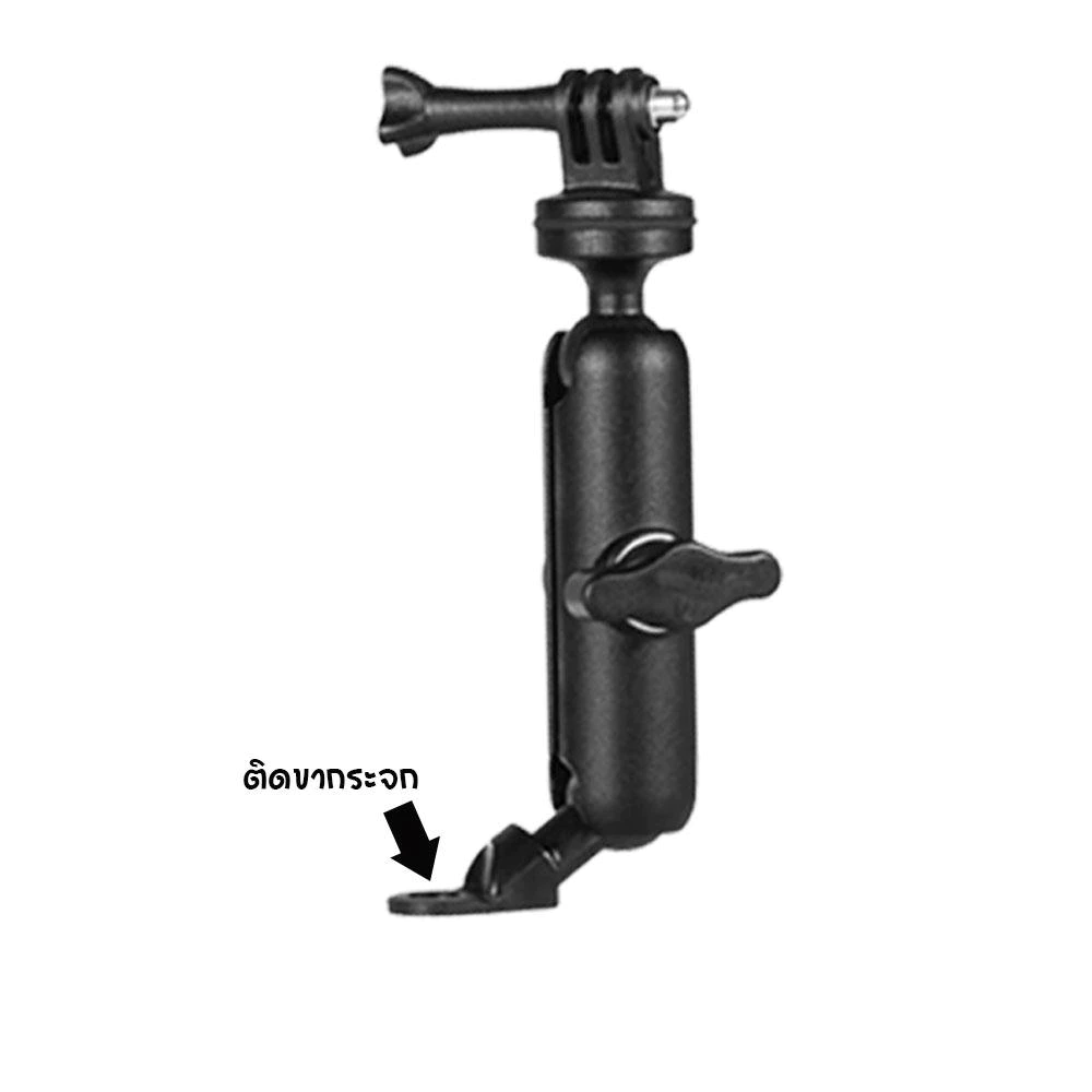 สินค้าพร้อมส่ง🚗ขายึดเเฮนด์ ที่ยึดกล้องแอคชั่นแคม Action camera สำหรับติดมอเตอร์ไซด์ (0092) thumbnail 6