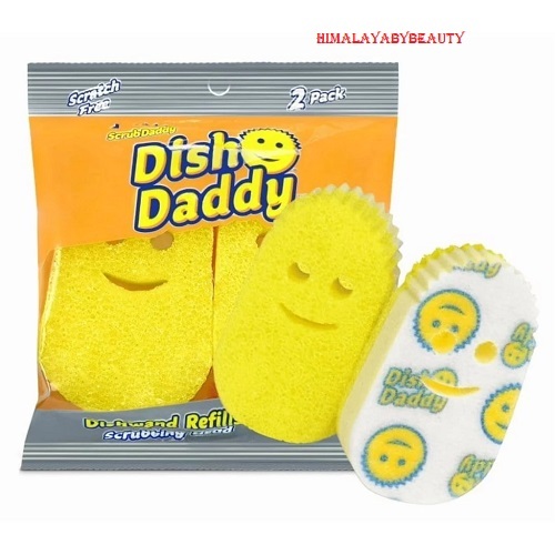 🧽Refill Head Scrub✨️Scrub Daddy 🧽✨️Dish Daddy Refill Head Scrubber Sponge 🧽ฟองน้ำมหัศจรรย์✨️