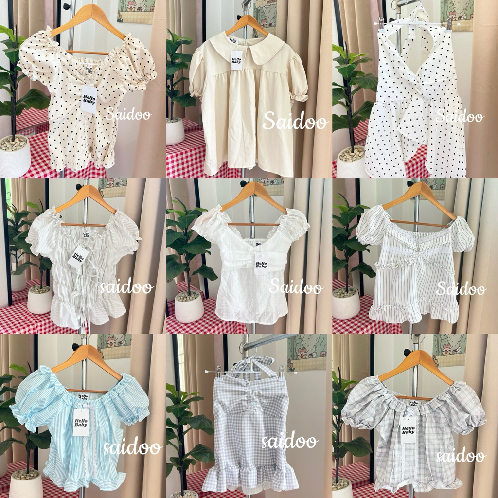 ✨👚 เสื้อชั่นป้าย Hello Baby 👚✨