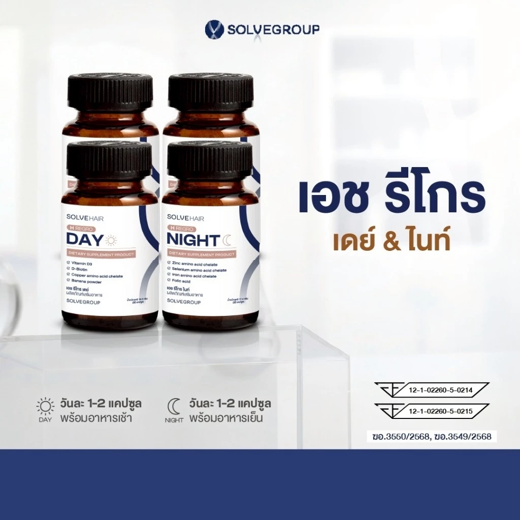 แพ็คคู่สุดคุ้ม เอช รีโกร เดย์ และ เอช รีโกร ไนท์ 2 เซต