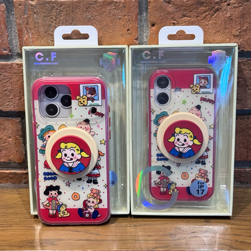 Mobest เคสOsamu เคส2ชั้นพร้อมขาตั้ง for IP17promax IP17 IP17pro