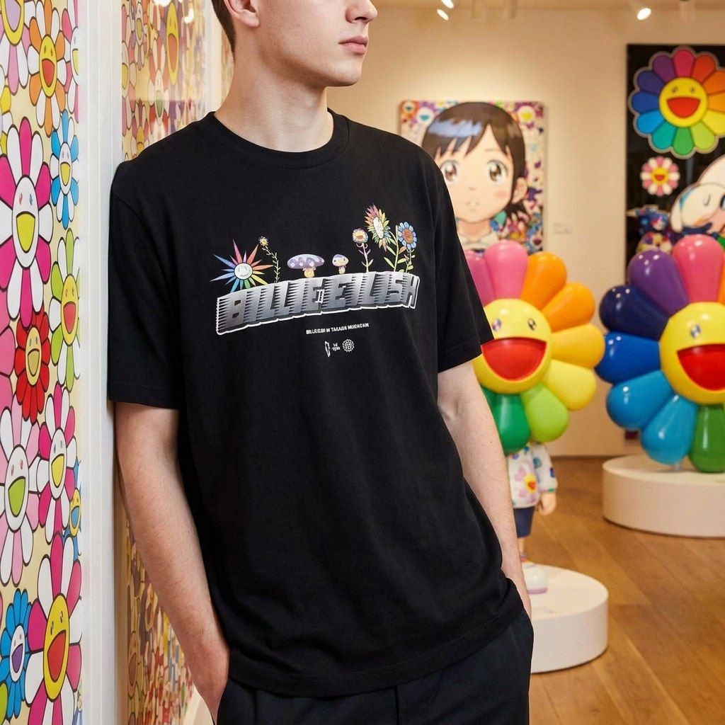 Uniqlo​ UT​ x Takashi Murakami เสื้อยืดไซส์ M มือสอง
