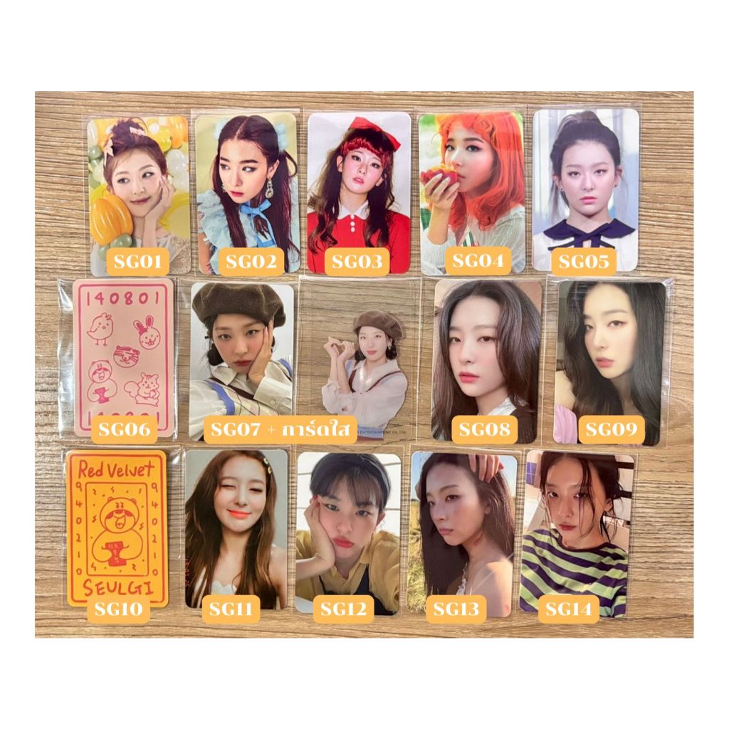 (พร้อมส่ง) การ์ด Red Velvet Seulgi ซึลกิ ของแท้ 💯%