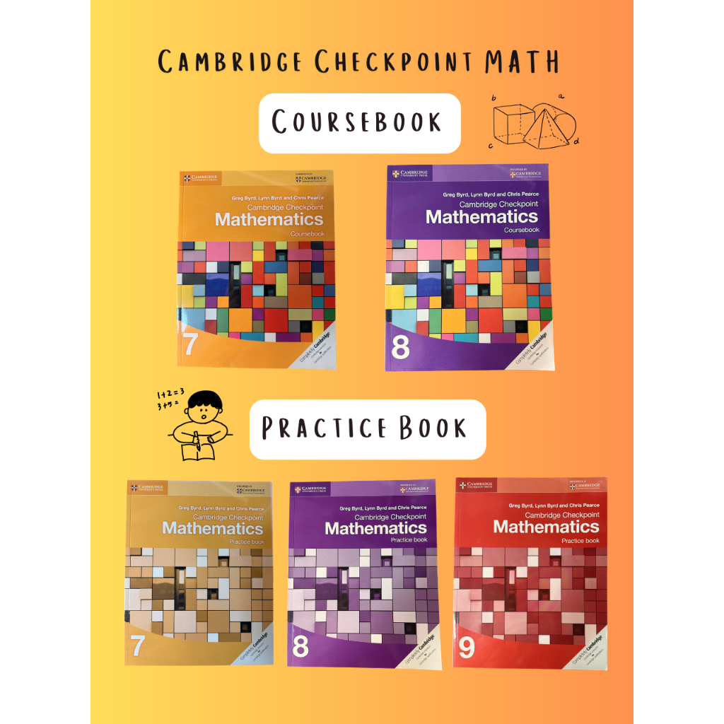 หนังสือ Cambridge Checkpoint Math Course Book | Like New 99% | ไม่แกะโค้ด | ไม่มีรอยเขียน