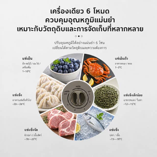 Snowflkตู้แช่แข็งขนาดเล็กสำหรับผู้ที่เช่าบ้านและคู่รัก ความจุใหญ่ ทำความเย็นเร็ว แข็งแรงในการแช่แข็ง