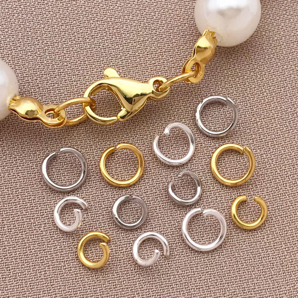 200 ชิ้น แหวนเชื่อมต่อ สำหรับทำเครื่องประดับDIY ขนาด4*0.7mm