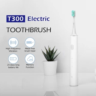 Xiaomi Mijia Sonic Electric Toothbrush T300 แปรงสีฟันไฟฟ้า กันน้ำ IPX7 2 โหมด ทำความสะอาดฟัน ขจัดคราบพลัค ดูแลช่องปาก