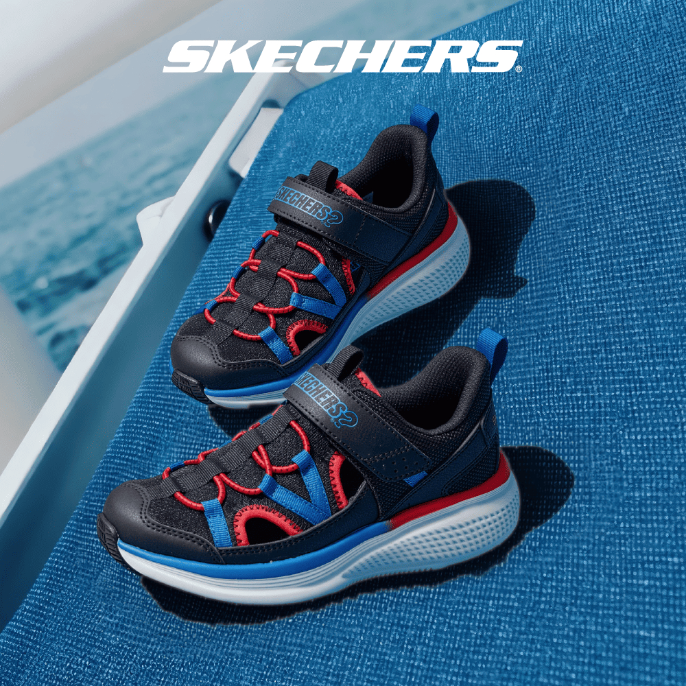 Skechers สเก็ตเชอร์ส รองเท้าวิ่งเด็กผู้ชาย Boys GOrun Elevate 2.0 Where'S My Skechers Shoes - 404054