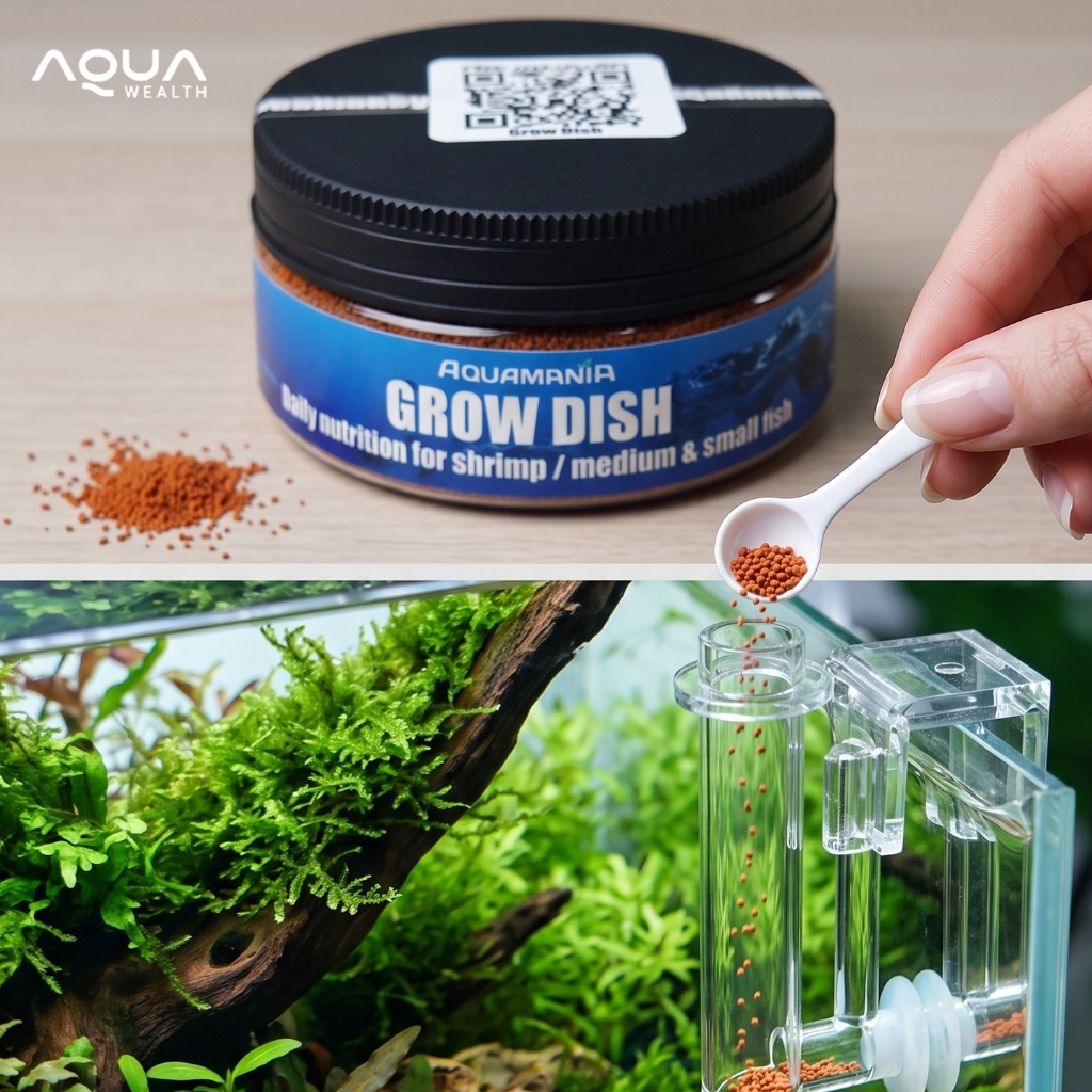 Aquamania Grow Dish Daily nutrition for shrimp / medium & small fish