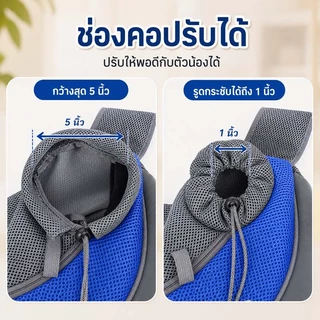 PETWELL กระเป๋าใส่สุนัขสำหรับออกไปข้างนอก พกพาสะดวก สำหรับสุนัขและแมวขนาดเล็ก น้ำหนักเบา สะพายข้าง