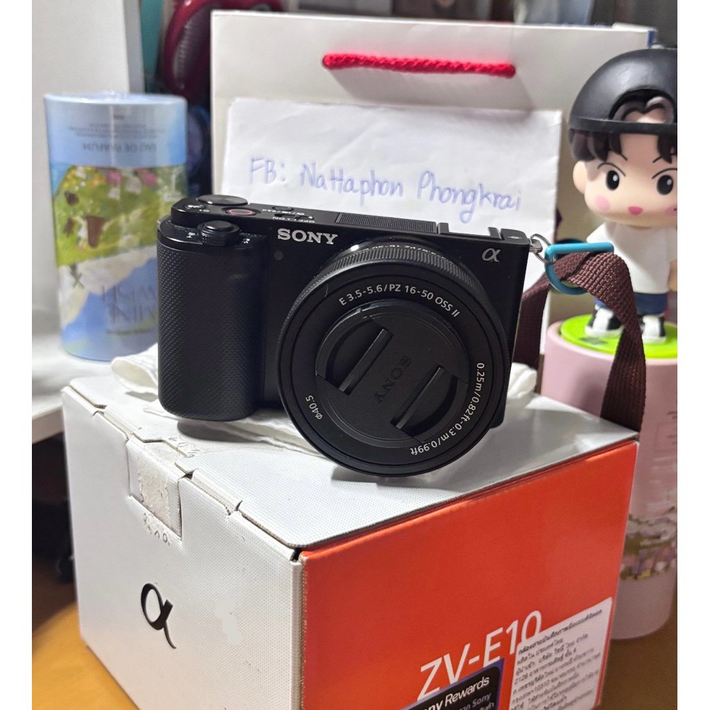 sony zv-e10 มือสอง สภาพสวยเหมือนใหม่ ใช้งานน้อย (ต่อรองราคาได้เล็กน้อย)