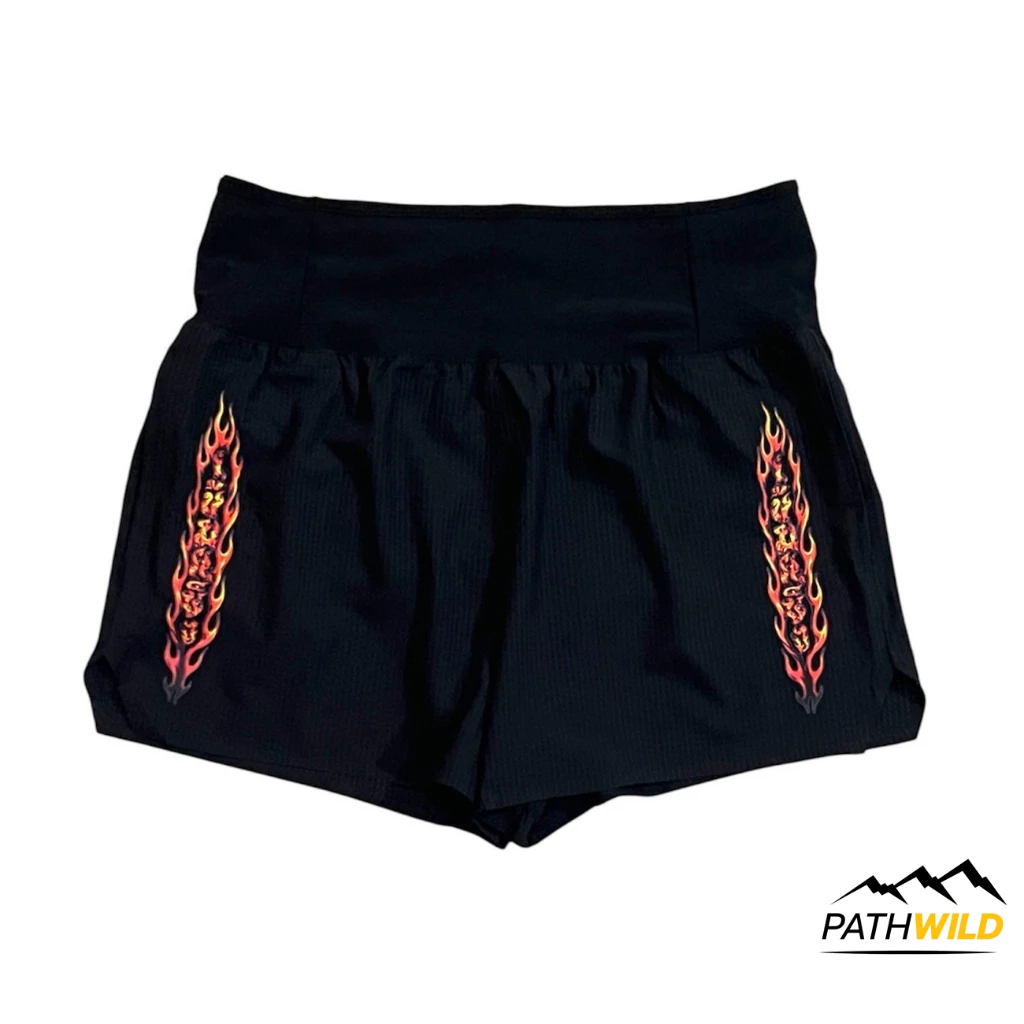 Khem khaeng V.2.2 Fire กางเกงวิ่ง ลายไฟ เข้มแข็งรันนิ่งคลับ ผ้าแห้งเร็ว มีซับในสั้น ใส่ของได้ มีช่องใส่ของได้เยอะ