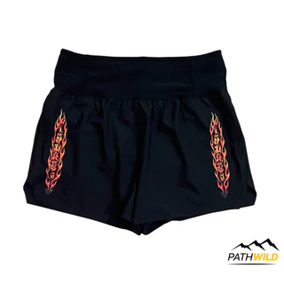 Khem khaeng V.2.2 Fire กางเกงวิ่ง ลายไฟ เข้มแข็งรันนิ่งคลับ ผ้าแห้งเร็ว มีซับในสั้น ใส่ของได้ มีช่องใส่ของได้เยอะ