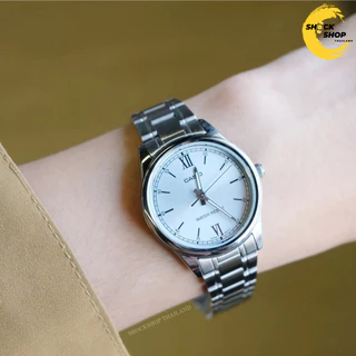 CASIO นาฬิกาผู้หญิง รุ่น LTP-V005D วัสดุสเตนเลสสตีล สีเงิน คาสิโอ