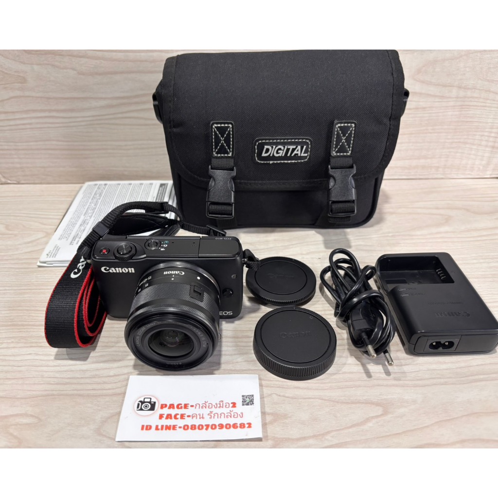 canon m10 พร้อมเลนส์