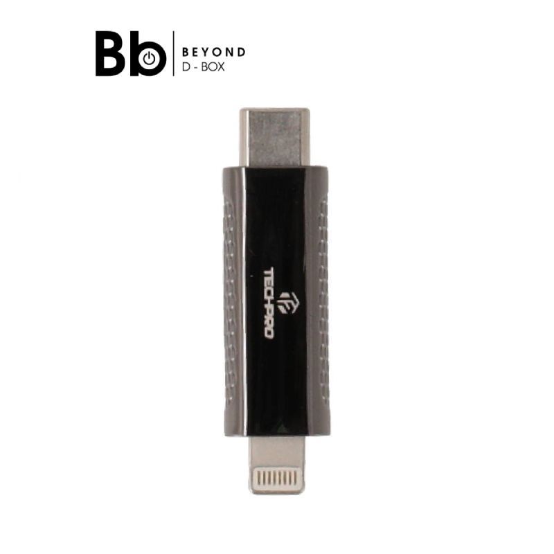 การ์ดรีดเดอร์ TECHPRO Vortex Mini Type C to TF Memory Adapter 3.0 Gunmetel Gray by BB Beyond D-Box