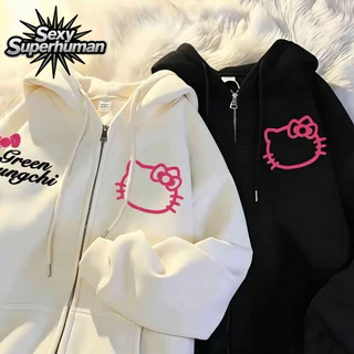 เสื้อสเวตเตอร์แจ็คเก็ตมีฮู้ด Unisex ใส่คู่กับแฟนได้ เนื้อผ้านุ่ม ใส่สบาย หน้าหนาวนี้ต้องมี