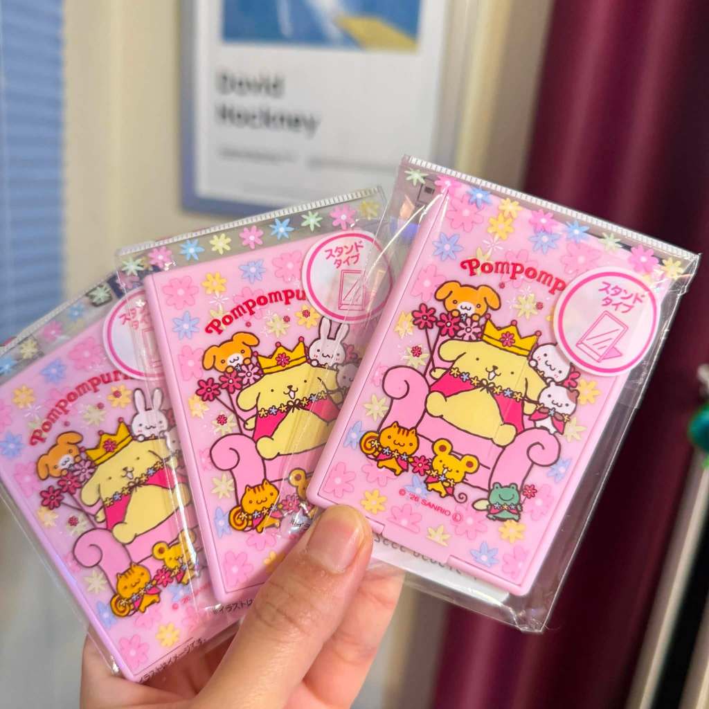 sanrio daiso japan pompompurin  กระจกพกพา สินค้าญี่ปุ่น พร้อมส่งง!