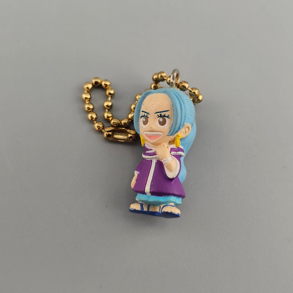[แท้/มือ2] วันพีซ พวงกุญแจ วีวี่ มิสเวนส์เดย์ Vivi Miss Wednesday Baroque Works Bandai Figure Keycha