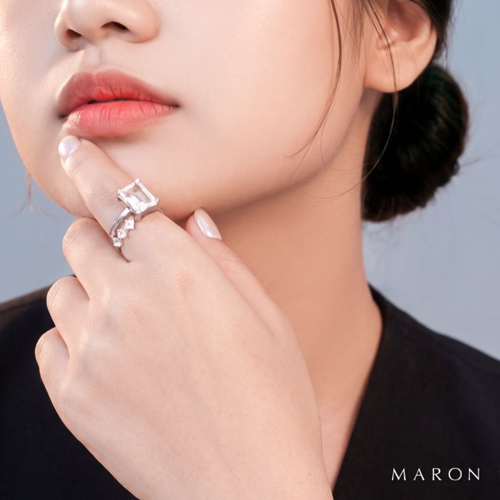 MARON خاتم بحجر كريم منقوش بالتعاويذ — صورة 6
