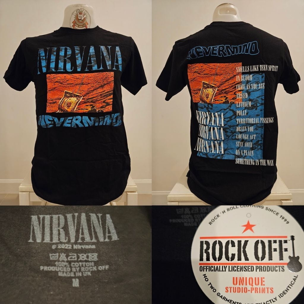 🔥เสื้อวง NIRVANA  เสื้อวงงานลิขสิทธิ์แท้ นำเข้า-UK ของแท้ สินค้ามือ1🌍