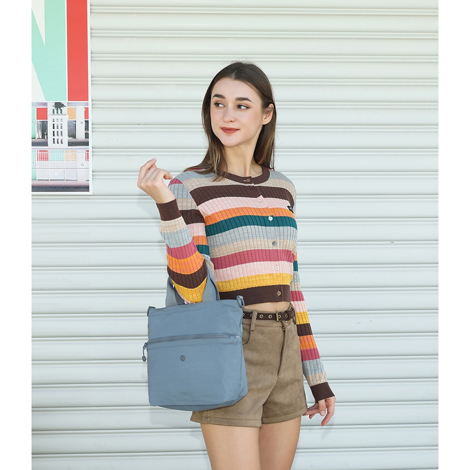 GUDIKA-พร้อมส่ง  สะพายข้าง มีหลาย หลายช่อง ซิป TOTE BAG รุ่นใหม่ 2026 ผู้หญิง แฟชั่น ผ้าไนลอนกันน้ำ1