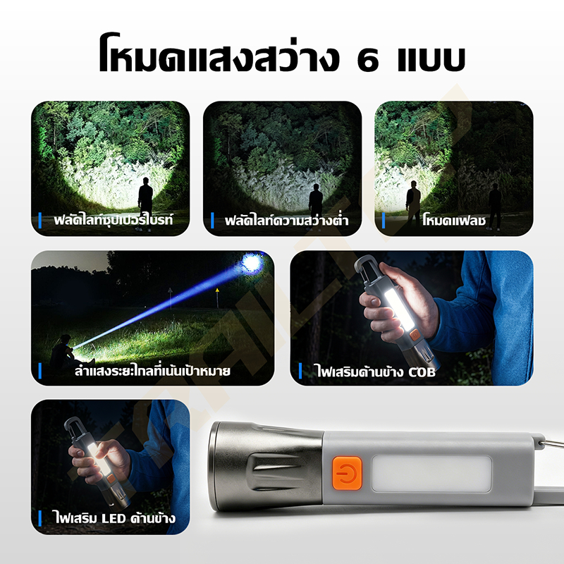 TRAILTOP كشاف LED قوي محمول قابل للشحن — صورة 3