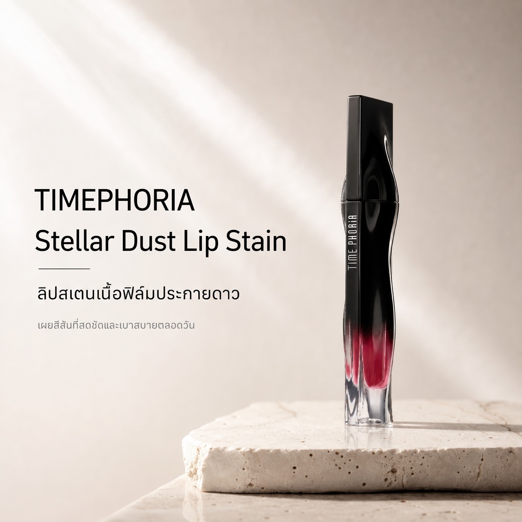 TimePhoria Stellar Dust ลิปสเตน 5ml ไม่ติดแมสก์ สีติดทน กันเหงื่อ ไม่หนักปาก
