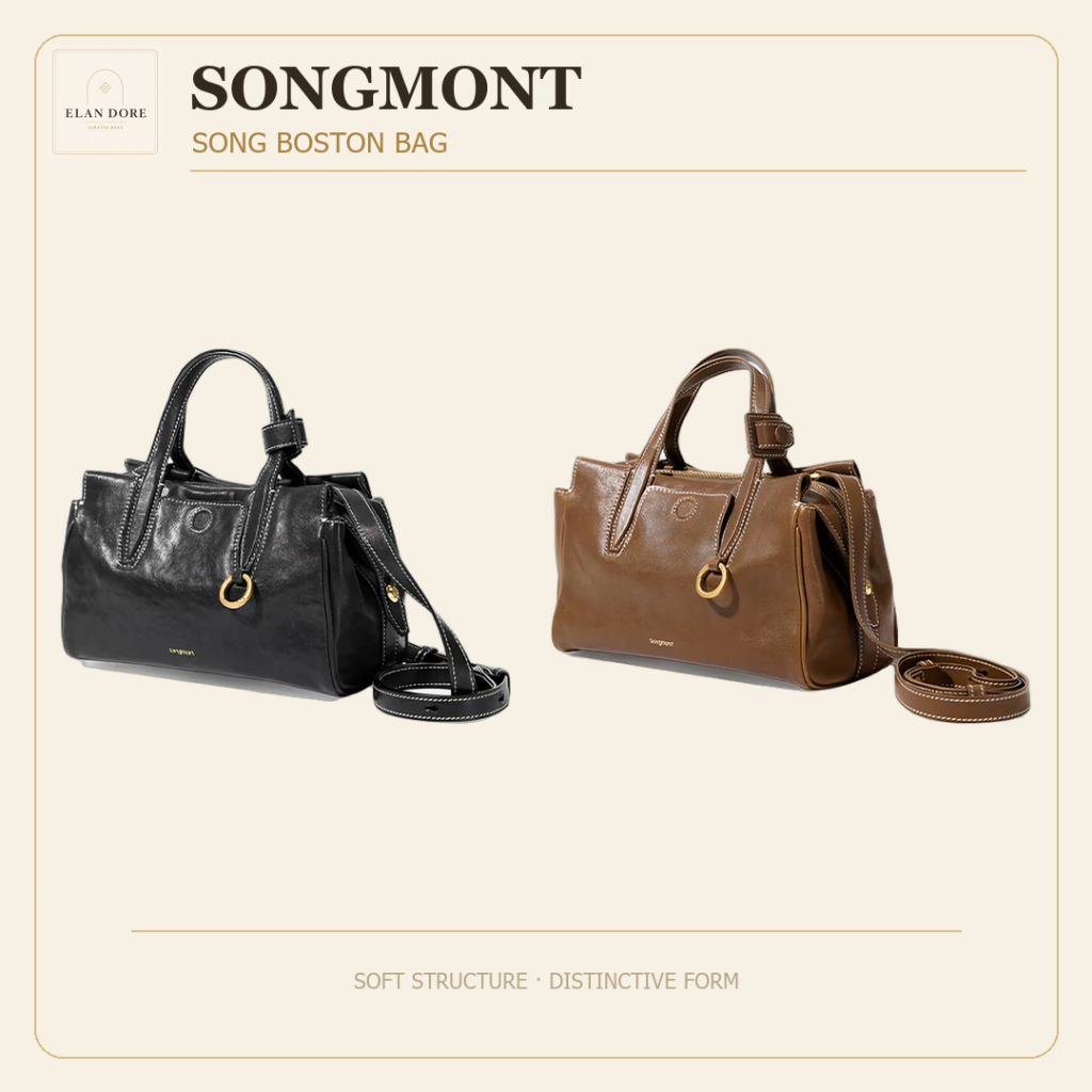 สินค้าแท้ 100%Songmont Mini Yore Duffle Bag Boston Handbag สําหรับผู้หญิงและผู้ชาย✨