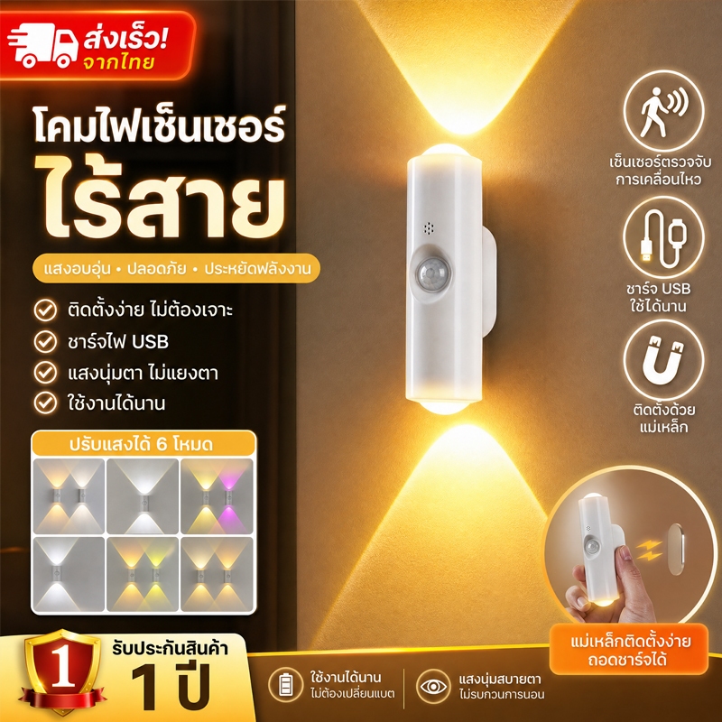 หลอดไฟ LED ขั้วรับ E27 รองรับการชาร์จไฟได้ มีระบบควบคุมการทำงานอัตโนมัติ แสงสว่างอ่อนนุ่มไม่ระคายเคืองตา ขั้นตอนการชาร์จ