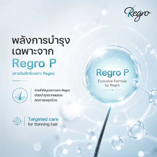 Regro Hair Protective Conditioner 170 ml. ครีมนวดผมสูตรพิเศษ สำหรับผู้ที่ผมบาง หลุดร่วงง่าย ให้ผมนุ่มสลวย จัดทรงง่าย