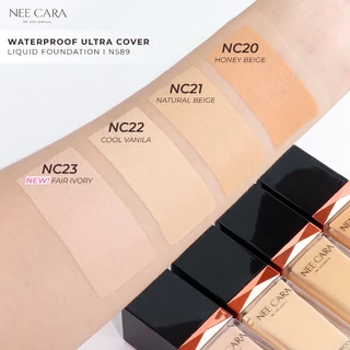 NEE CARA | N589 นีคาร่า รองพื้น กันน้ำ ครีมรองพื้น WATERPROOF ULTRA COVER LIQUID FOUNDATION
