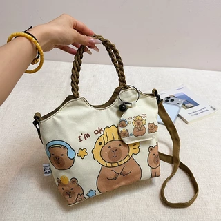 (B-3207)🔥พร้อมส่ง กระเป๋าสะพายข้าง สไตล์วินเทจคลาสสิค เข้ากับทุกการแต่งกาย งานดี ฮิตมากตอนนี้ แฟชั่นมาใหม่ 2in1 5สี