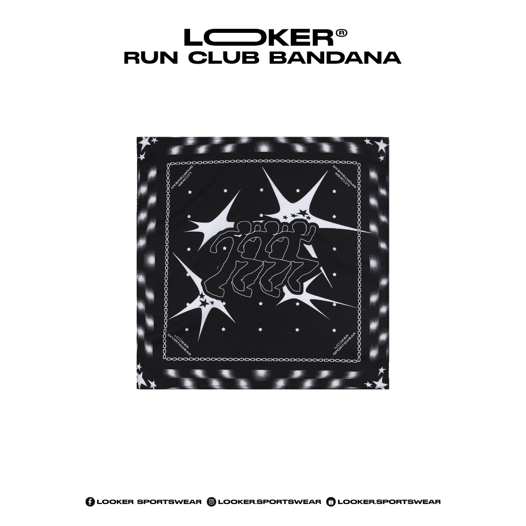 LOOKER® —   RUN CLUB BANDANA ผ้า Bandana