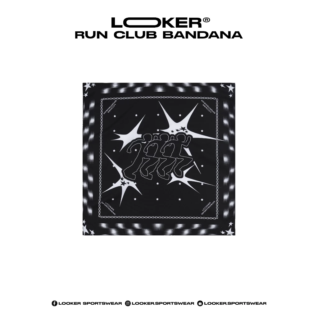 LOOKER® — RUN CLUB BANDANA ผ้า Bandana