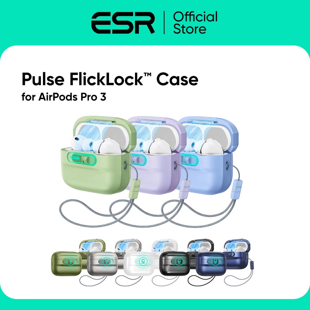 ESR เคสสำหรับ AirPods Pro 3 รุ่น Pulse FlickLock™ Case