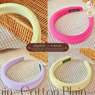 มีส่งทันที Mianmian ที่คาดผม ลิงค์นี้สีพื้นไม่มีลาย 🩷 พร้อมส่ง ที่คาดผม เครื่องประดับแฟชั่น สไตล์เกาหลี ปลีก-ส่ง