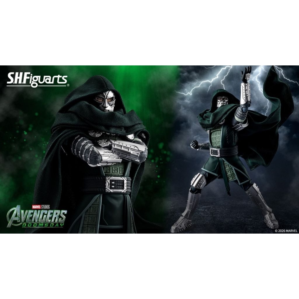 🌀 PNEW Doctor Doom Dr.Doom Dr. Doomsday Dooms Day Avengers Marvel S.H.FIGUARTS SHF S.H.F. Figuarts B