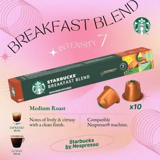 กาแฟแคปซูล coffee capsules สตราบัค หอมอร่อย1 กล่องมี 10 แคปซูล